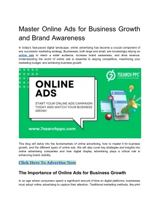 Online Ads