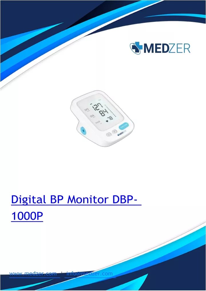 digital bp monitor dbp 1000p