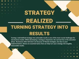 strategy realized