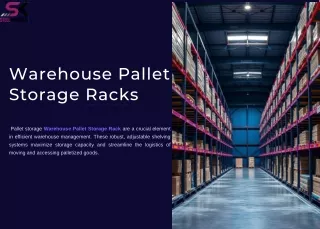 Warehouse Pallet Storage Racks