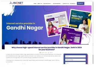 Upgrade Your Connectivity: Best Internet Service Providers in Gandhi Nagar