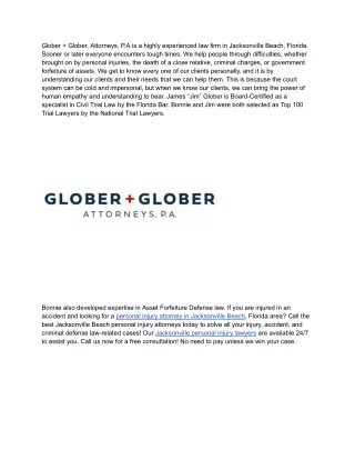Glober   Glober, Attorneys, P.A Jacksonville Beach Florida
