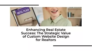 Why Realtors Should Invest in Custom Website Design Over Templates