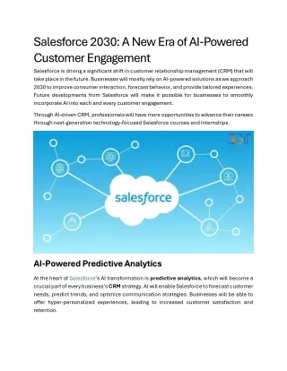 salesforce 2030 a new era of ai powered customer