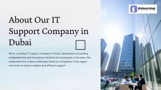 IT Support Company in Sharjah