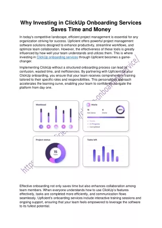Why Investing in ClickUp Onboarding Services Saves Time and Money