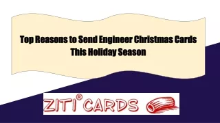 Top Reasons to Send Engineer Christmas Cards This Holiday Season