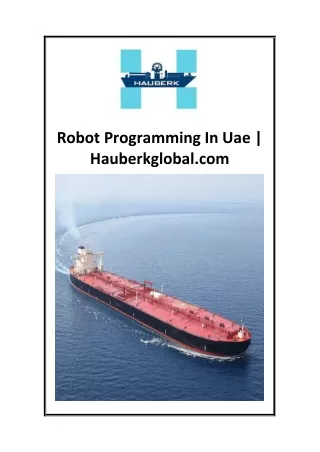 robot programming in uae hauberkglobal com