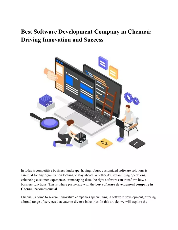 best software development company in chennai