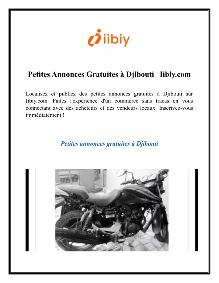 petites annonces gratuites djibouti iibiy com