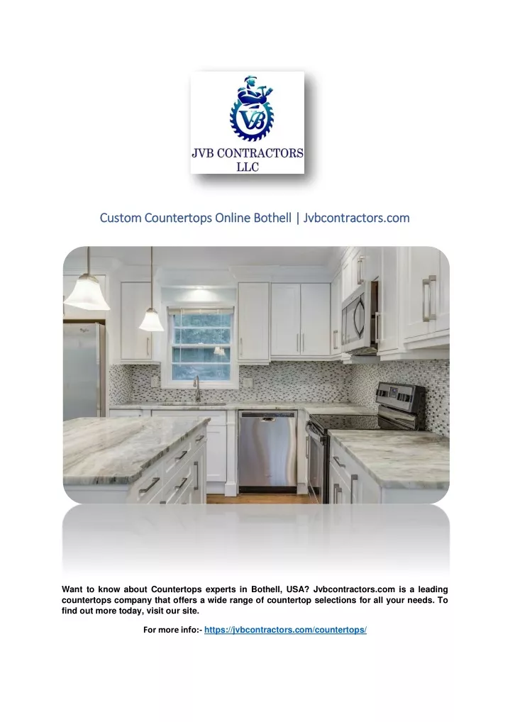 custom countertops online bothell jvbcontractors