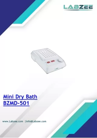 Mini Dry Bath