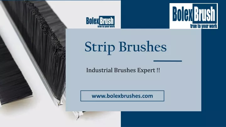 strip brushes