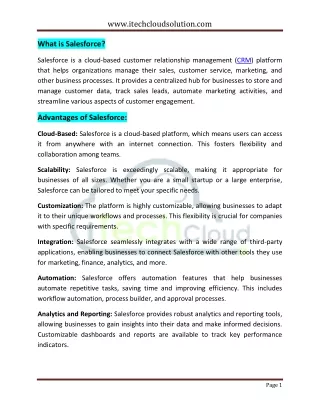salesforce basic introduction
