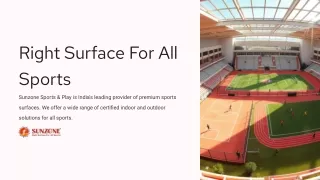 right surface for all sports