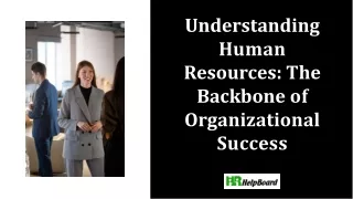 understanding human resources the backbone