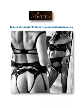 Lingerie photography Brisbane | alessiopettiphotography.com