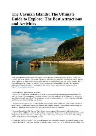 Cayman Review