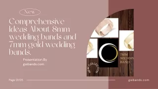 Comprehensive Ideas About 8mm wedding bands and 7mm gold wedding bands.