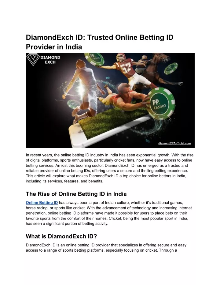 diamondexch id trusted online betting id provider