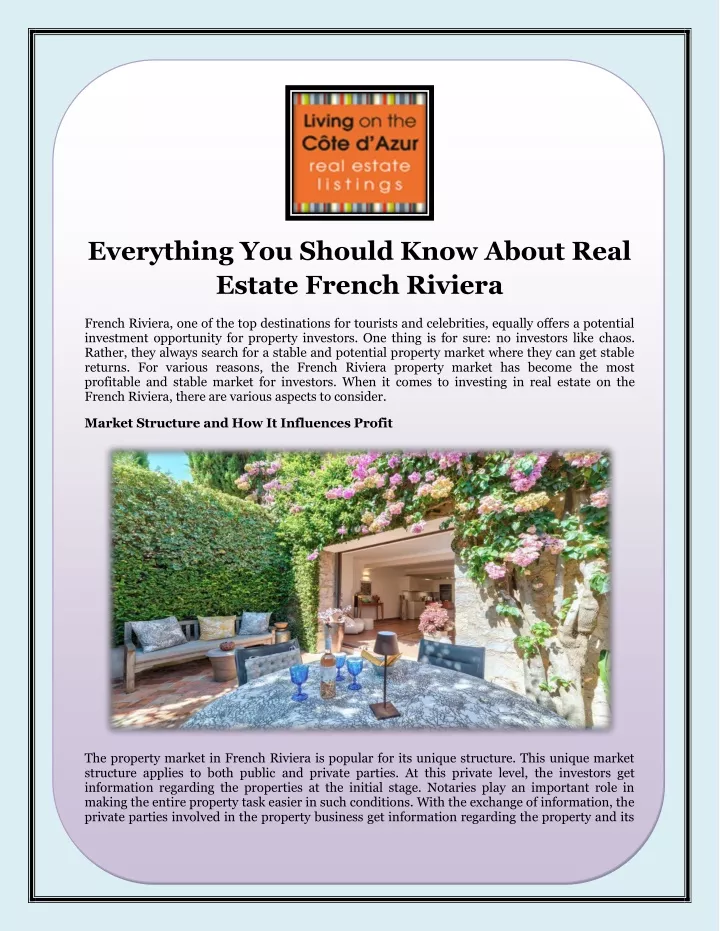 everything you should know about real estate