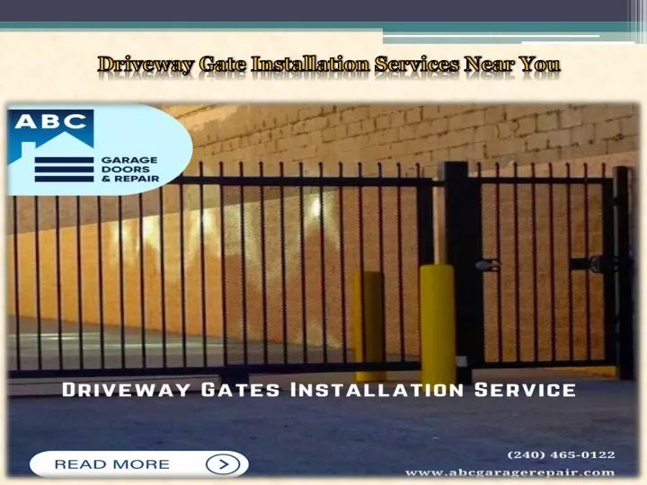 driveway gate installation services near you