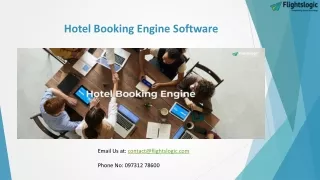 Hotel Booking Engine Software