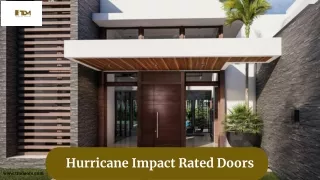 Hurricane Impact Rated Doors