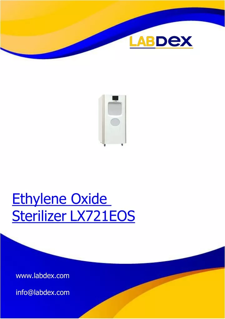 ethylene oxide sterilizer lx721eos