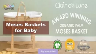 moses baskets for baby