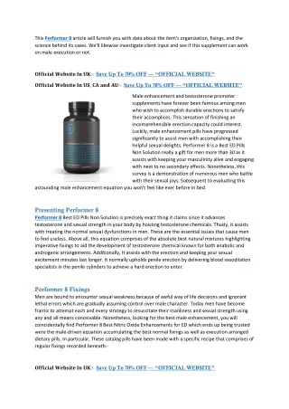 Performer 8: Are These Capsules Worth the Hype?