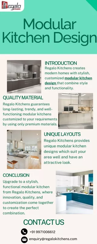 modular kitchen design