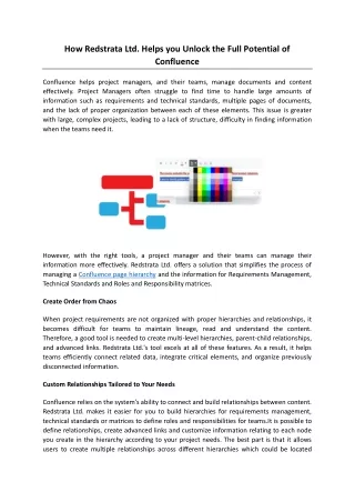 How Redstrata Ltd. Helps you Unlock the Full Potential of Confluence