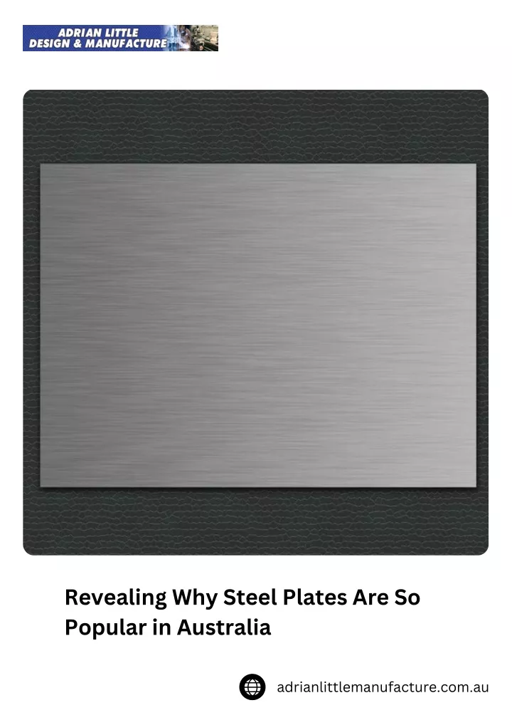 revealing why steel plates are so popular