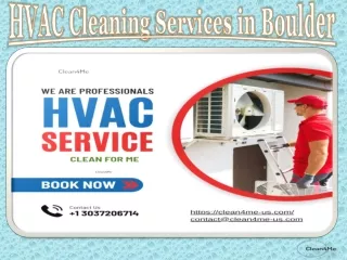 HVAC Cleaning Services in Boulder