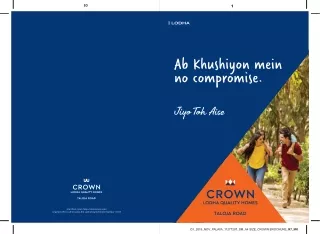 Lodha Crown Taloja PDF | Lodha Crown Taloja Brochure