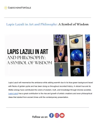 lapis lazuli in art and philosophy a symbol