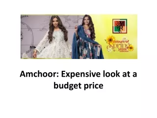amchoor expensive look at a budget price