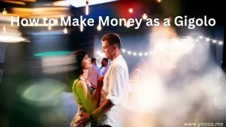 how to make money as a gigolo