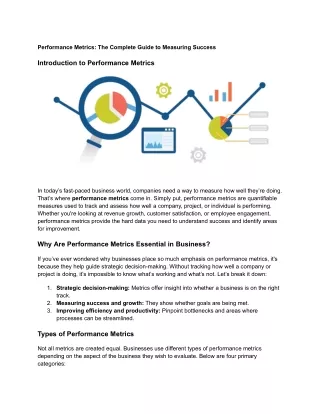 Performance Metrics_ The Complete Guide to Measuring Success