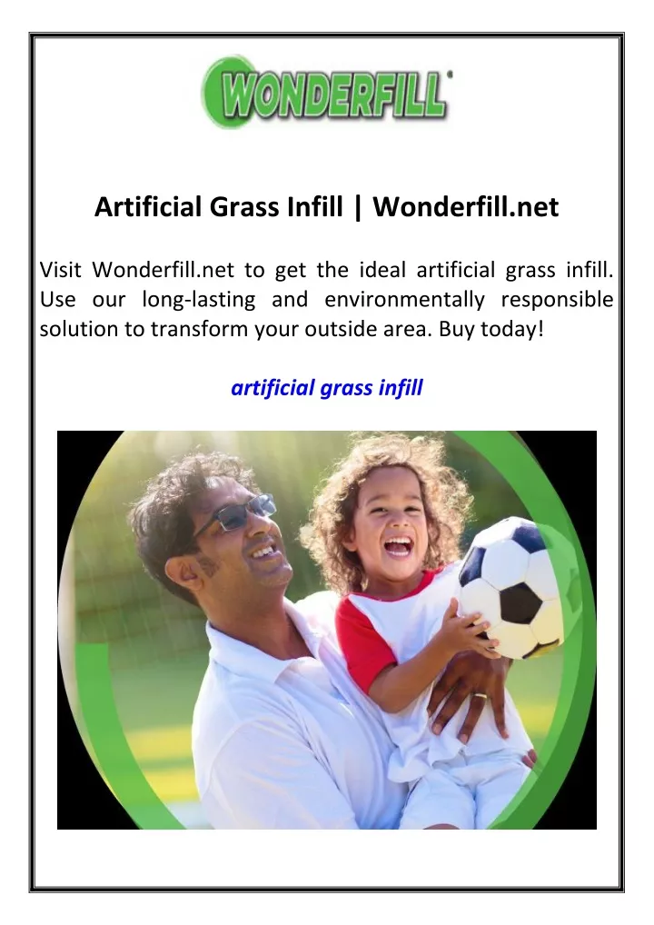 artificial grass infill wonderfill net