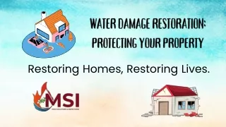 Water Damage Restoration Protecting Your Property