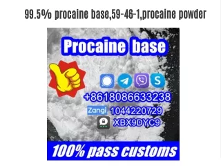 99.5% procaine base,59-46-1,procaine powder