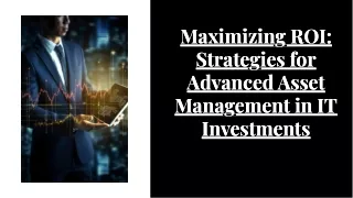 Boost Asset Performance with IT Asset Management Solutions