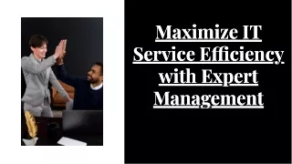 Enhance Service Delivery with IT Service Management