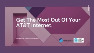 Affordable AT&T Internet Packages in Atlanta