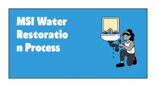 MSI Water Restoration Process