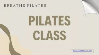 pilates classes  | Breathe Pilates Bangkok