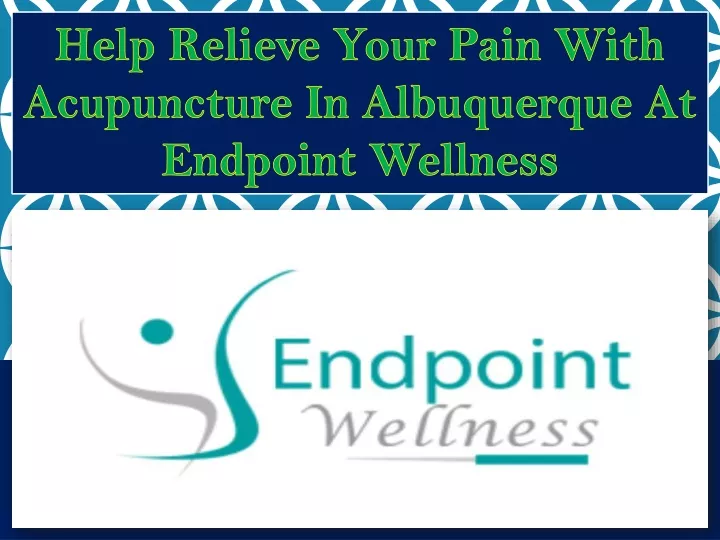 help relieve your pain with acupuncture