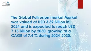 Pultrusion Market Comprehensive Study Explores Huge Growth in Future